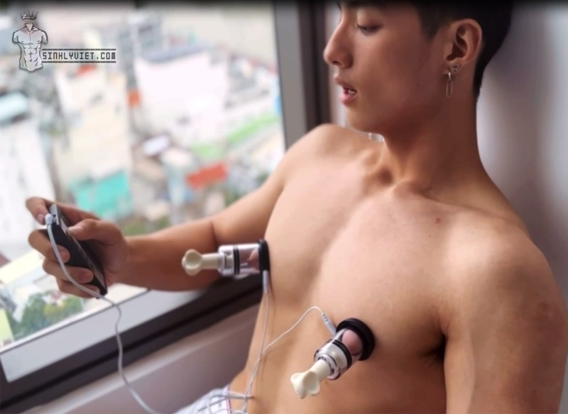 kích điện hút núm vú chân không