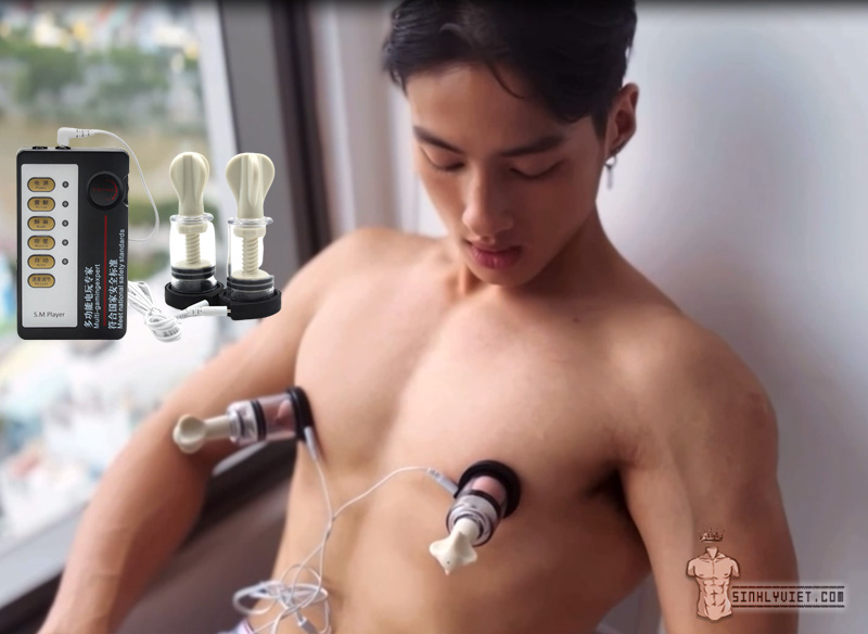 kích điện hút núm vú chân không